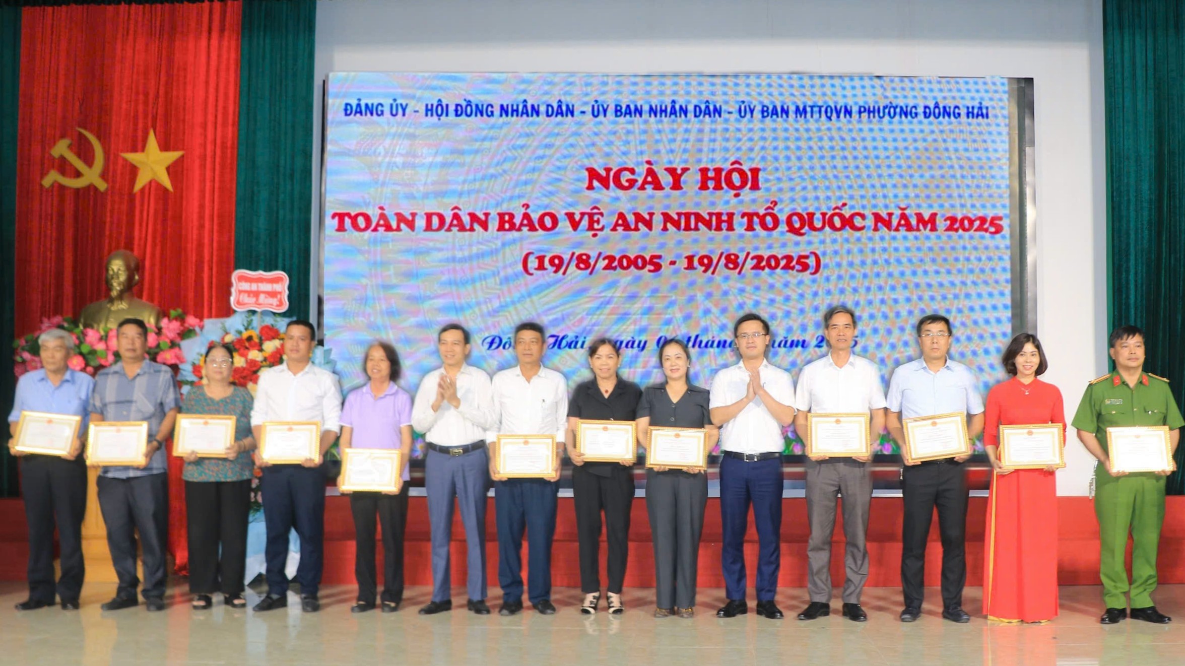 Phường Đông Hải tổ chức “Ngày hội Toàn dân bảo vệ ANTT” năm 2025